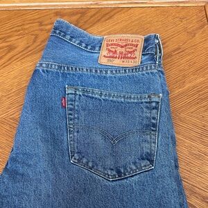 Men’s Levi's 550 Fit Denim Jeans - Classic Blue W:35 L:30